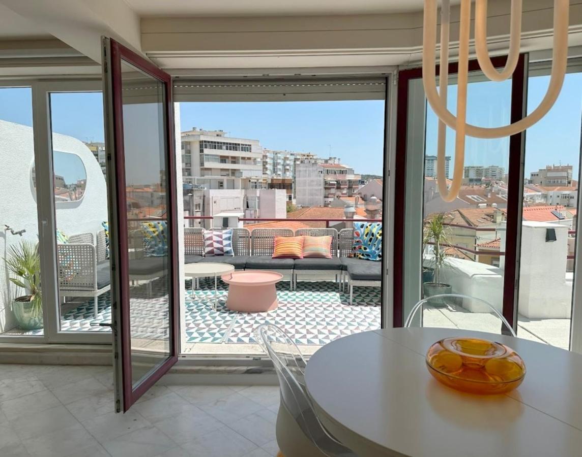 Groovy Caparica Gem With Large Sunny Terrace Apartment กอสตา ดา กาปาริกา ภายนอก รูปภาพ